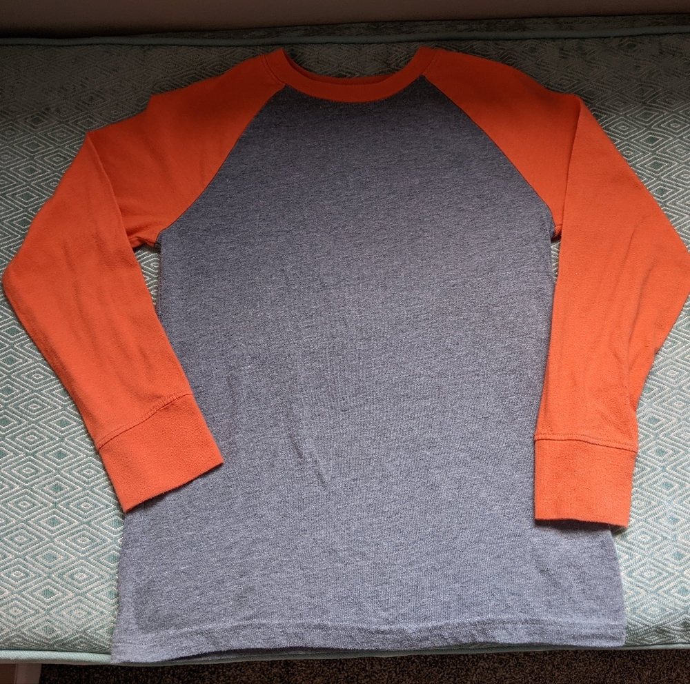 Cat & Jack Orange and Gray Long Sleeve